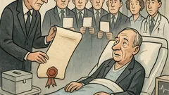 Dowcip: Prezes banku w szpitalu, a głosy…