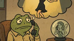 Dowcip: Samotna żaba dzwoni do wróżki