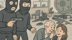 Dowcip: Do banku wchodzą bandyci i krzyczą...