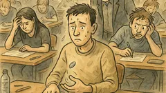 Dowcip: Student zdaje egzamin i rzuca monetą