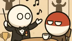 Dowcip: Pewien dyrygent ciągle mówił o sobie