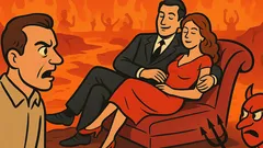 Dowcip: Facet po śmierci trafia do piekła