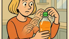 Dowcip: Blondynka kupiła Fantę z zieloną zakrętką...