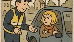 Dowcip: Policjant zatrzymuje blondynkę za prędkość