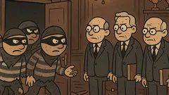 Dowcip: Banda napada na klub prawników