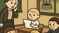 Dowcip: Nauczycielka prosi Jasia o wypracowanie...