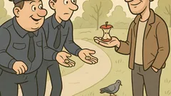 Dowcip: Policjanci w parku i ogryzek