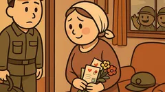 Dowcip: Syn pani Braun wraca z wojska…