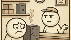 Dowcip: Kupiłem u was komputer, ale się zepsuł