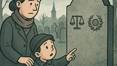 Dowcip: Matka i syn na cmentarzu...