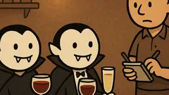 Dowcip: Trzej wampiry wchodzą do baru…