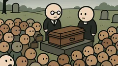 Dowcip: Mężczyzna był na pogrzebie prawnika...