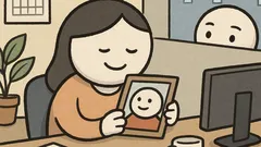 Dowcip: Dlaczego zabierasz moje zdjęcie do pracy?