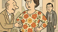 Dowcip: Pani Krysiu, ma pani ładną bluzkę…