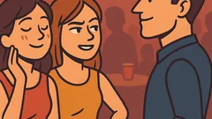 Dowcip: Dwie dziewczyny na imprezie patrzą...