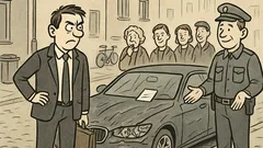 Dowcip: Prawnik wraca do zaparkowanego BMW…